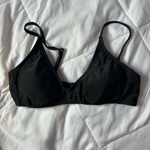 Black bathing suit top